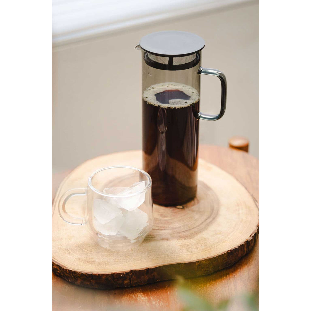 800 ml Gray Hario Glass Iced & Cold Brew Tea Pitcher