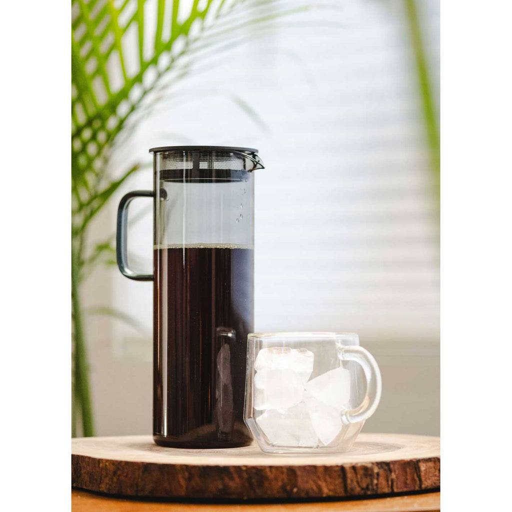 800 ml Hario Glass Iced & Cold Brew Tea Pitcher in Gray