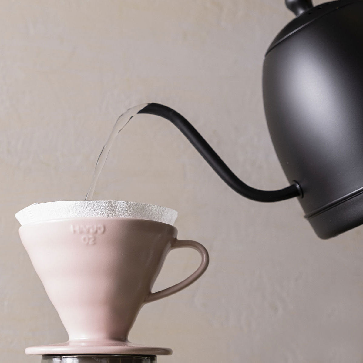Hario V60 Ceramic Coffee Dripper 02 in pink version