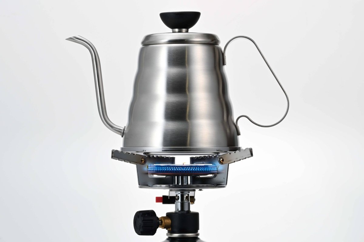 Hario - Outdoor V60 "Buono" Metal Drip Kettle - Shop Coffee Hobby