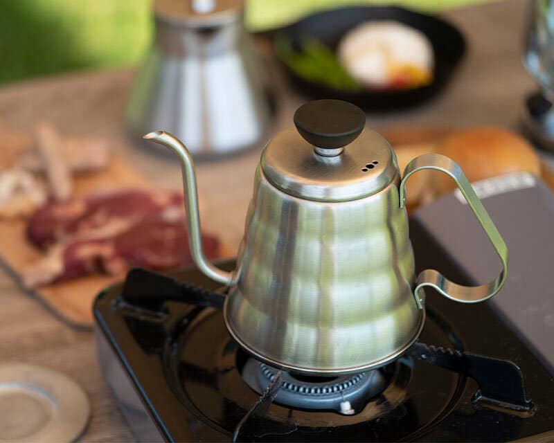 Hario - Outdoor V60 "Buono" Metal Drip Kettle - Shop Coffee Hobby