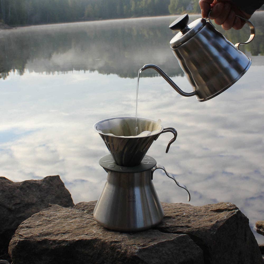 Hario Outdoor - V60 Metal Coffee Server 500mL - Shop Coffee Hobby
