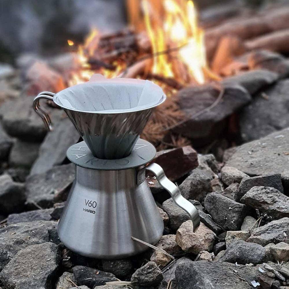 Hario Outdoor - V60 Metal Coffee Server 500mL - Shop Coffee Hobby