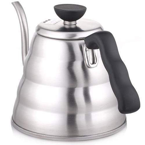 Hario - V60 "Buono" Drip Kettle 1 Liter - Silver - Shop Coffee Hobby