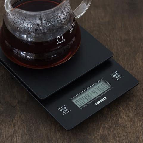Hario V60 Drip Scale and Timer - Black - Shop Coffee Hobby