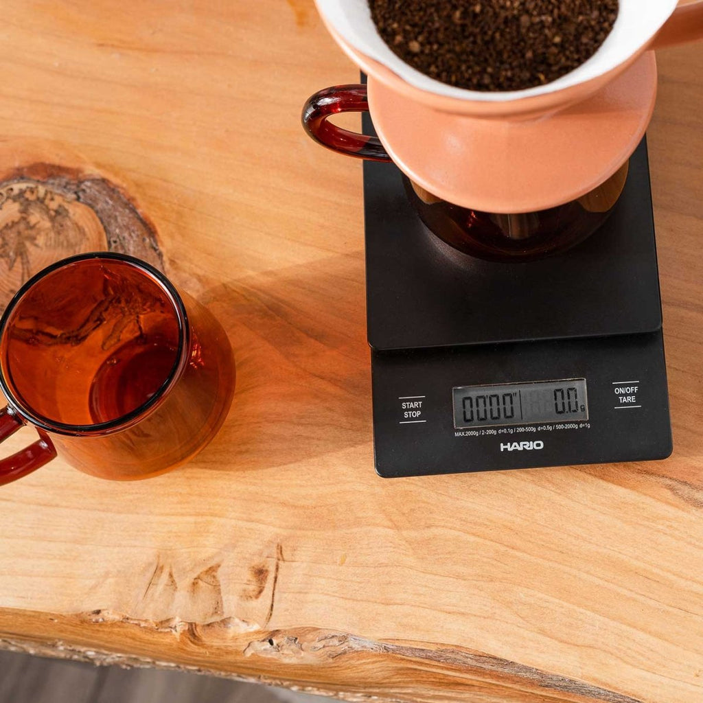 Hario V60 Drip Scale and Timer - Black - Shop Coffee Hobby