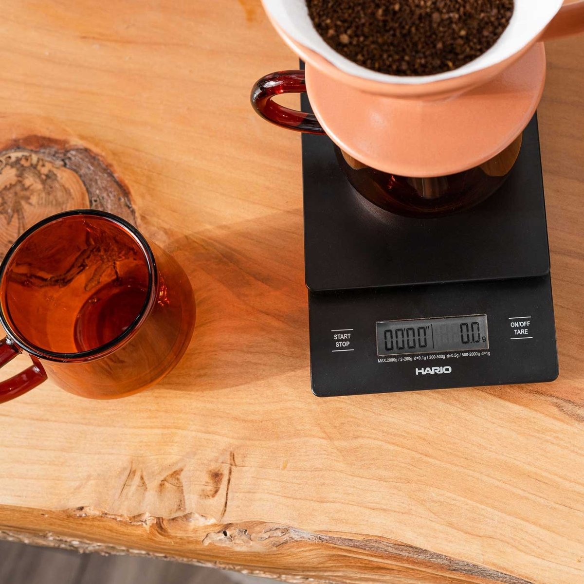 Hario V60 Drip Scale and Timer - Black - Shop Coffee Hobby