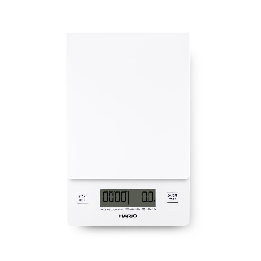 Hario V60 Drip Scale and Timer - White - Shop Coffee Hobby