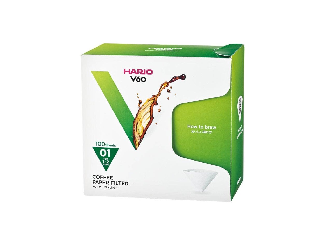 Hario - V60 Paper Filter - Natural Brown - Shop Coffee Hobby