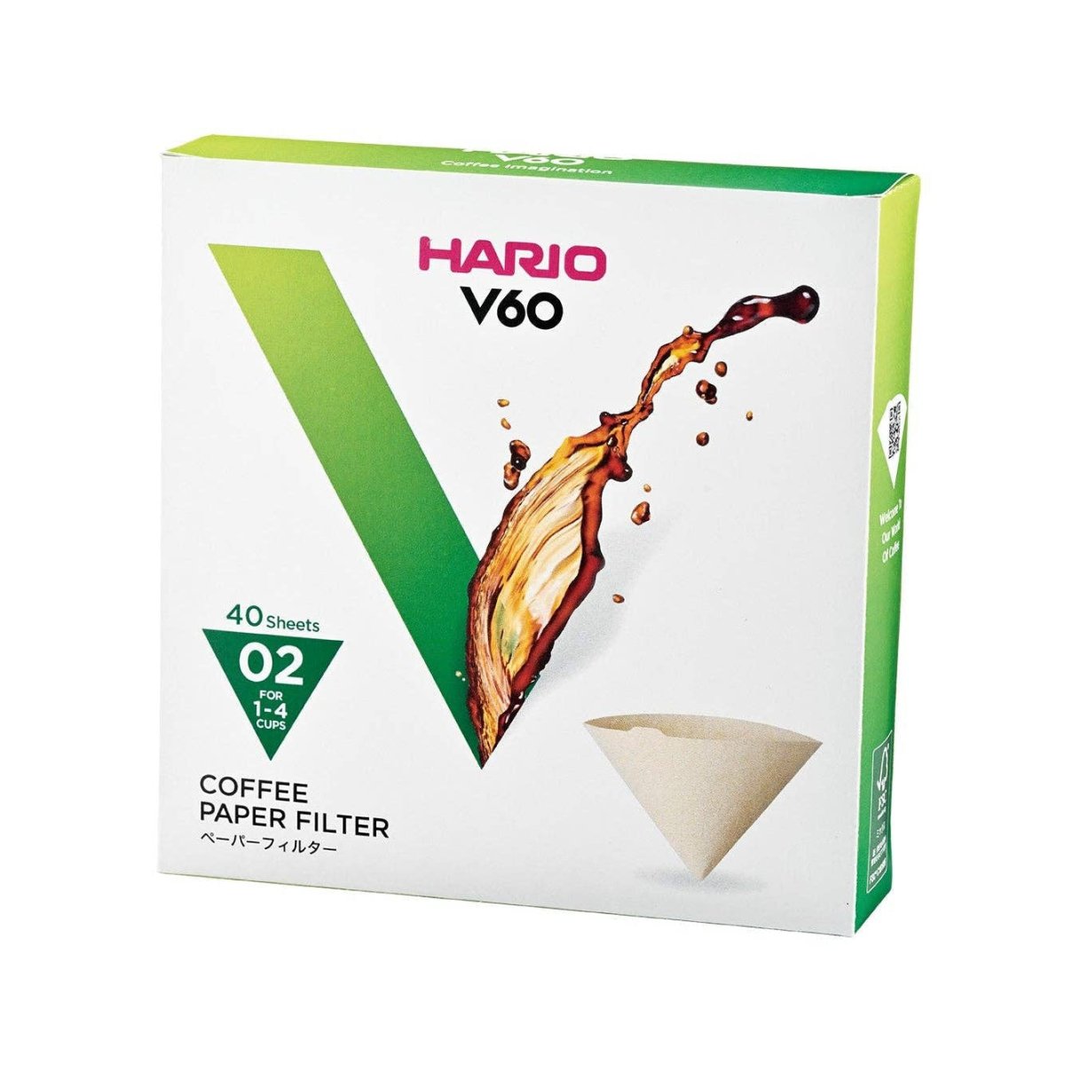 Hario - V60 Paper Filter - Natural Brown - Shop Coffee Hobby