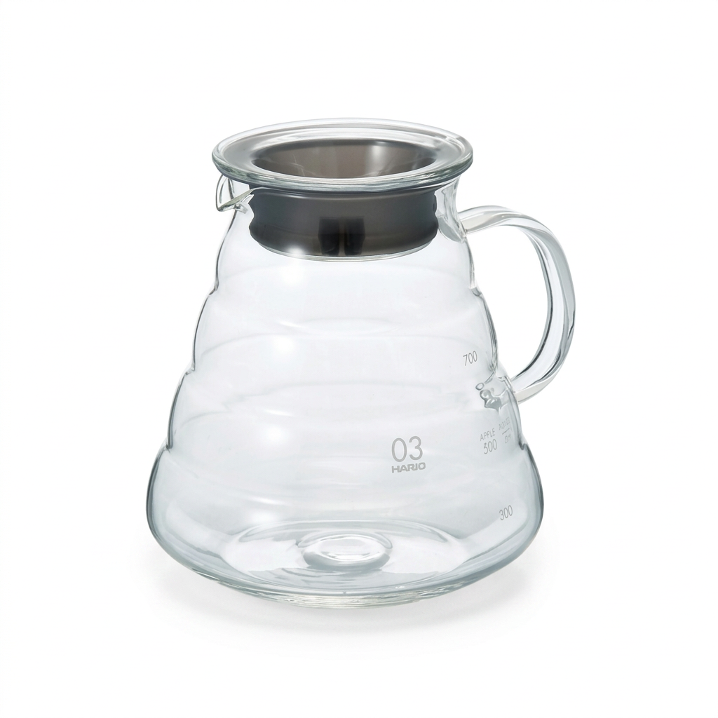 Hario V60 Range Server 03 on a clean white studio background