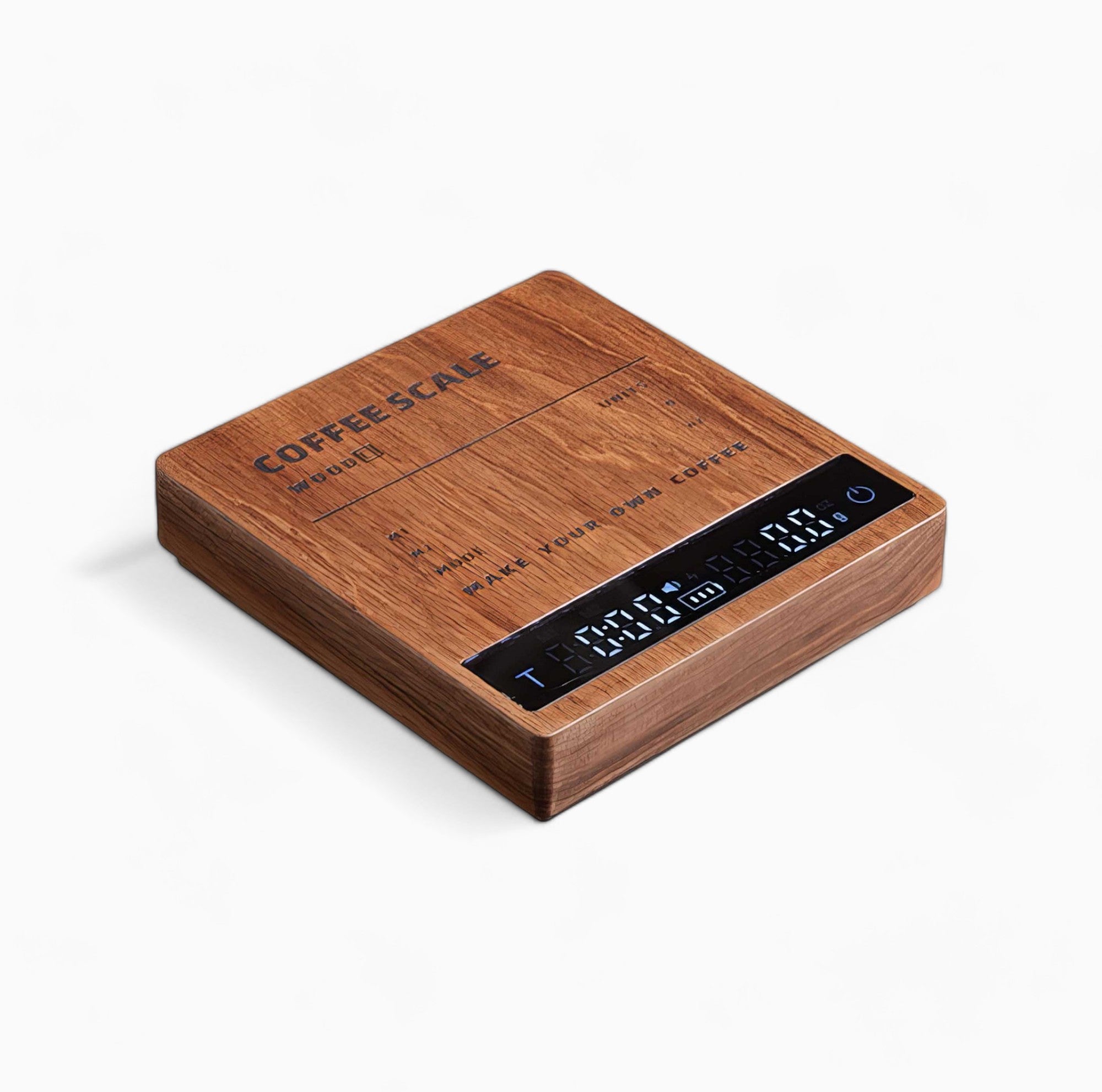 High Precision Wooden Coffee Scale with Touch Sensor - Shop Coffee Hobby