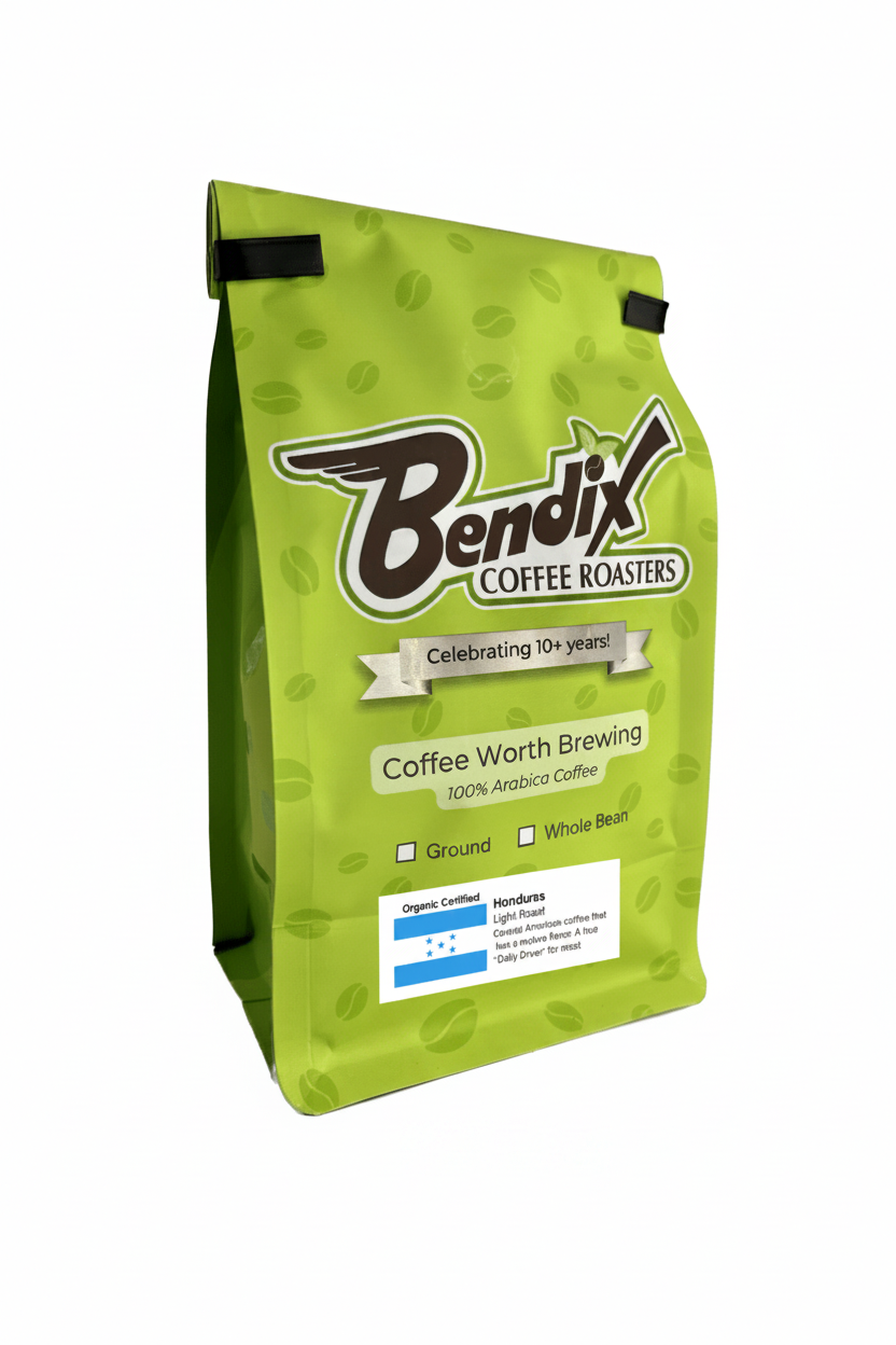 Honduras Light Roast Coffee – Fair Trade Organic | Bendix Coffee Roasters - Shop Coffee Hobby