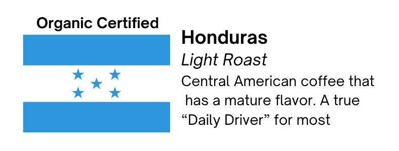 Honduras Light Roast Coffee – Fair Trade Organic | Bendix Coffee Roasters - Shop Coffee Hobby