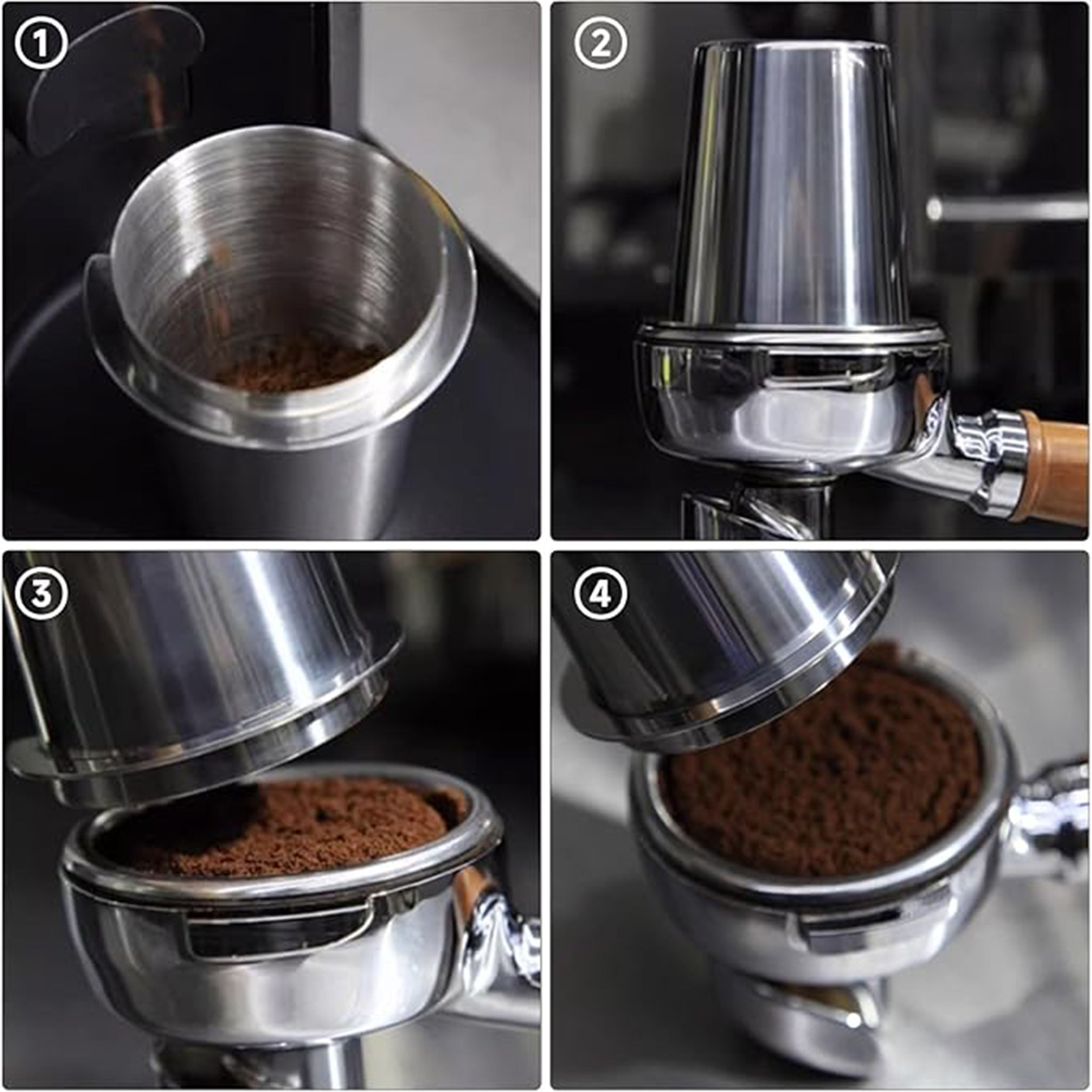 Espresso Dosing Cup for Portafilter (51mm / 53mm / 58mm)