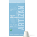 Artizan Coffee Roasters Organic Iced Coffee Espresso Capsules, 10-Pack for Nespresso Original