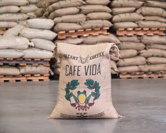 5lbs Whole Bean Coffee, Medium Roast, Costa Rica Cafe Vida Washed