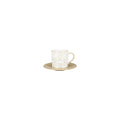 Infinity Espresso Cup & Saucer (Set of 2)