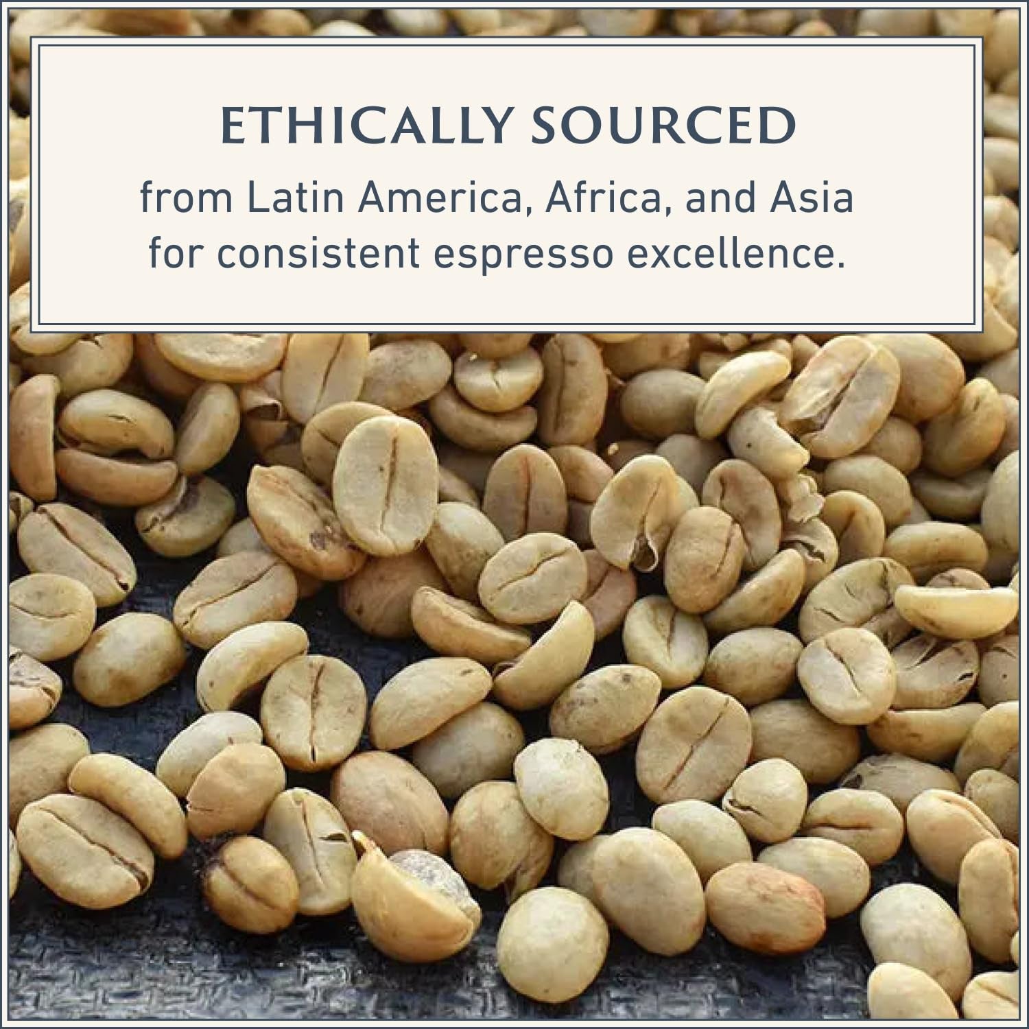 Italian Espresso Beans – Bold Dark Roast Arabica & Robusta Blend Italian Coffee Beans – Slow Roasted Whole Bean Coffee, Rich Flavors – Forte 2.2Lb Bag - Haynesworld General Goods