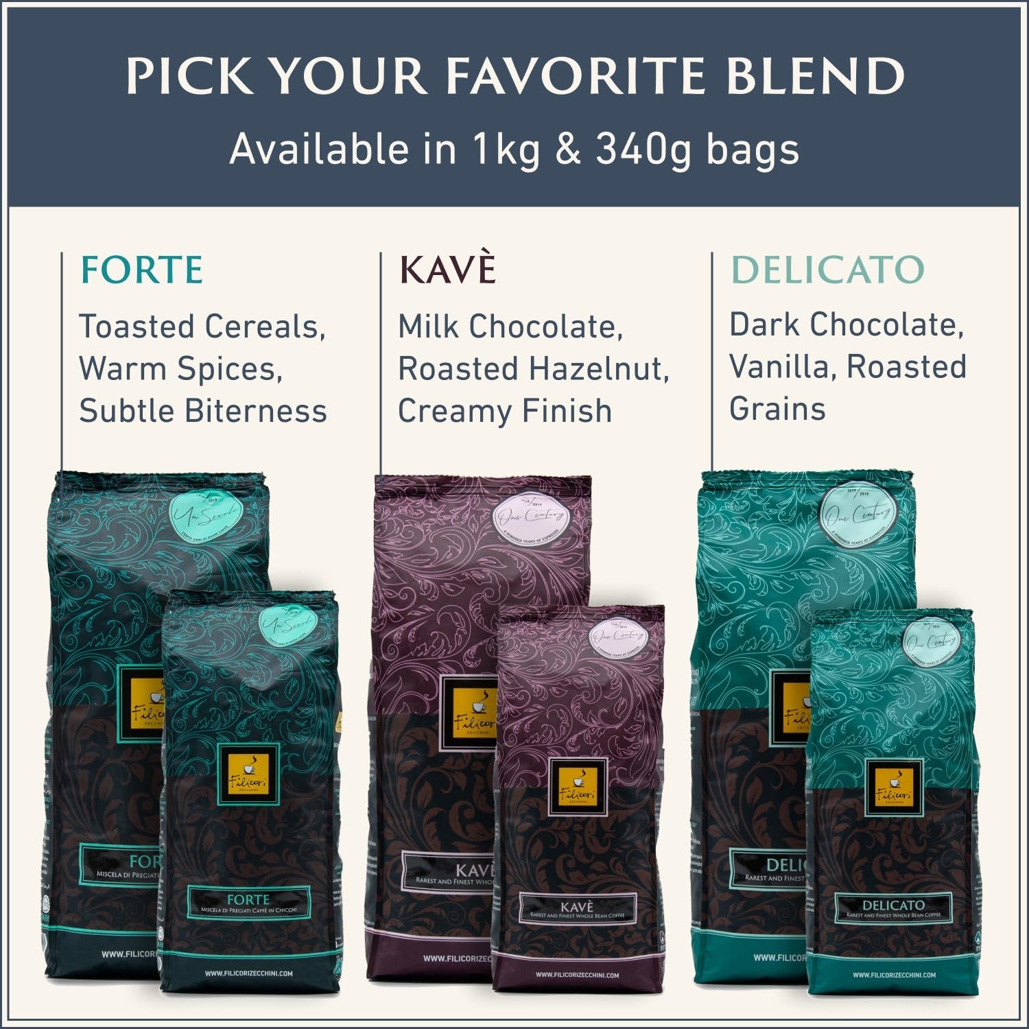 Italian Espresso Beans – Bold Dark Roast Arabica & Robusta Blend Italian Coffee Beans – Slow Roasted Whole Bean Coffee, Rich Flavors – Forte 2.2Lb Bag - Haynesworld General Goods