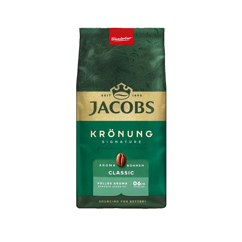 Jacobs Kronung Whole Bean Coffee 17.6oz/500g - Shop Coffee Hobby