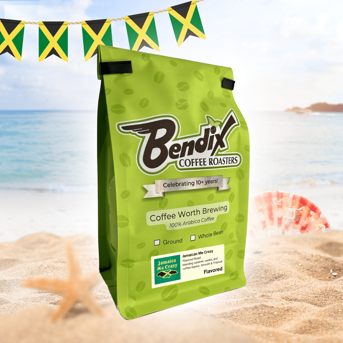 Jamaican Me Crazy Flavored Coffee | Bendix Coffee Roasters - Shop Coffee Hobby