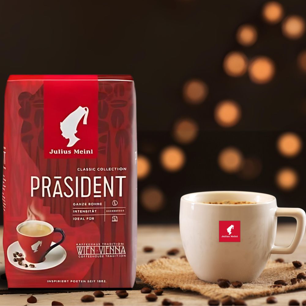 Julius Meinl Prasident Whole Bean Coffee 17.6oz/500g - Shop Coffee Hobby