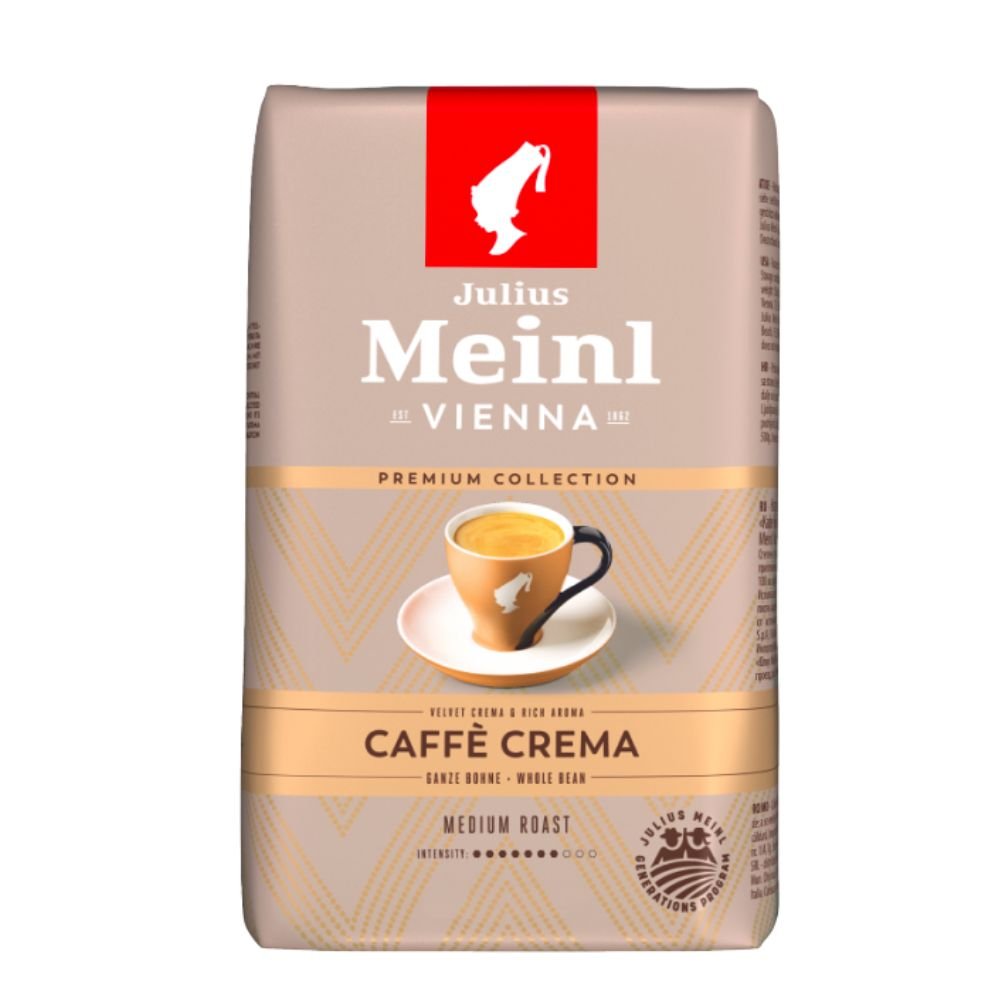 Julius Meinl Premium Collection Caffe Crema Whole Bean Coffee 2.2lb/1kg - Shop Coffee Hobby