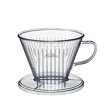 Kalita Style 103 Wide-Brim Clear Plastic Pour-Over Dripper