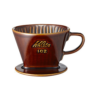 Kalita Style 102 Brown Ceramic Pour-Over Dripper