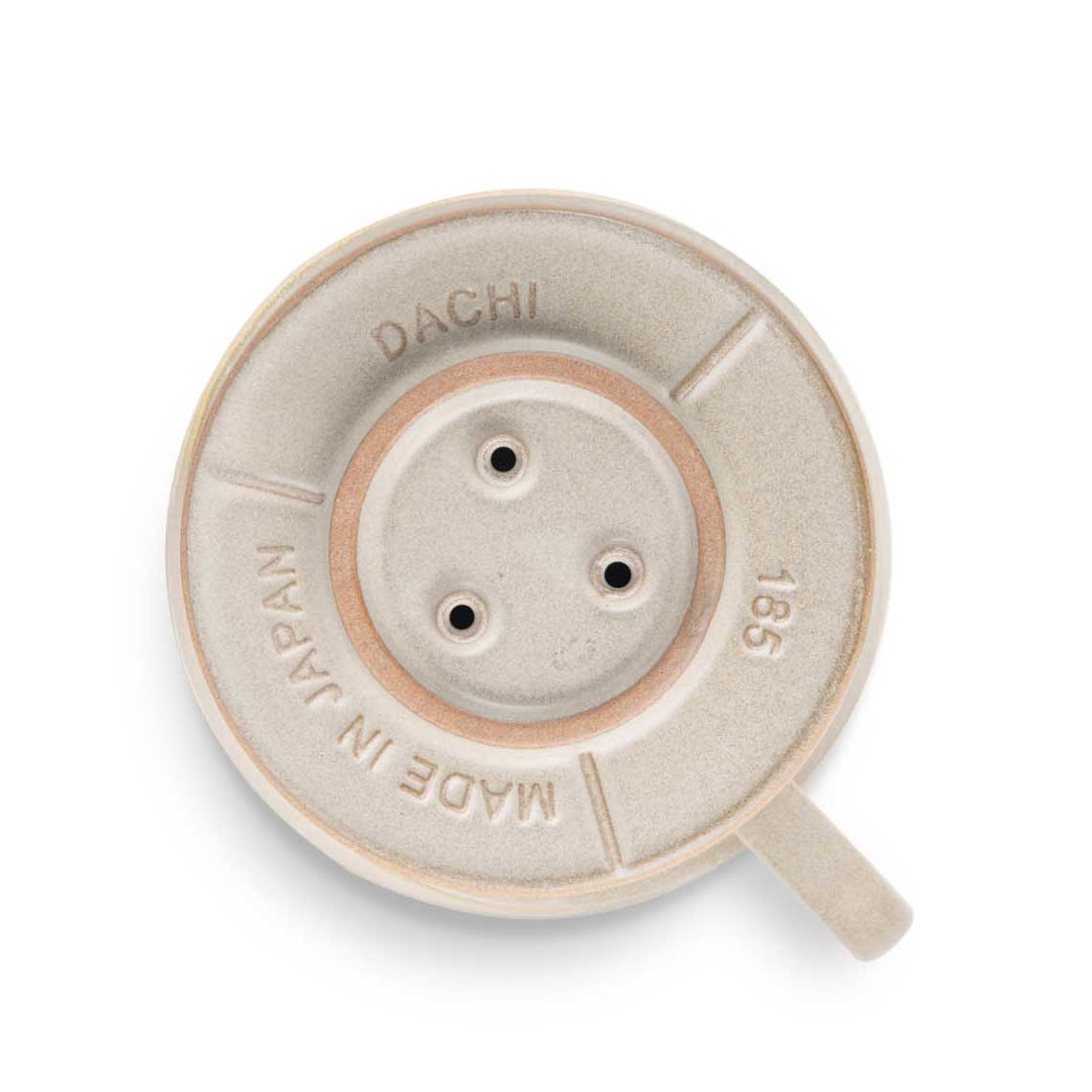 Kalita MINO 185 Ceramic Pour-Over Dripper, Sand Beige