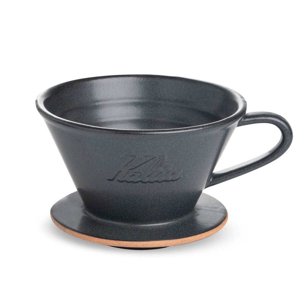 Kalita MINO 185 Ceramic Pour-Over Dripper, Sand Black