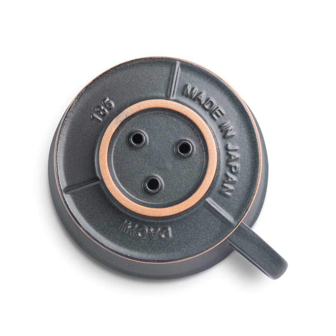 Kalita MINO 185 Ceramic Pour-Over Dripper, Sand Black