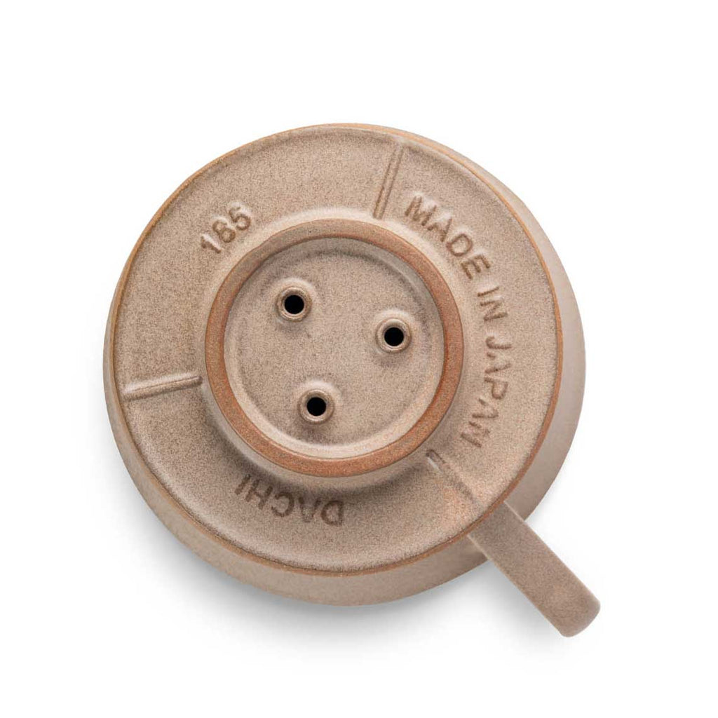 Kalita MINO 185 Ceramic Pour-Over Dripper, Sand Brown