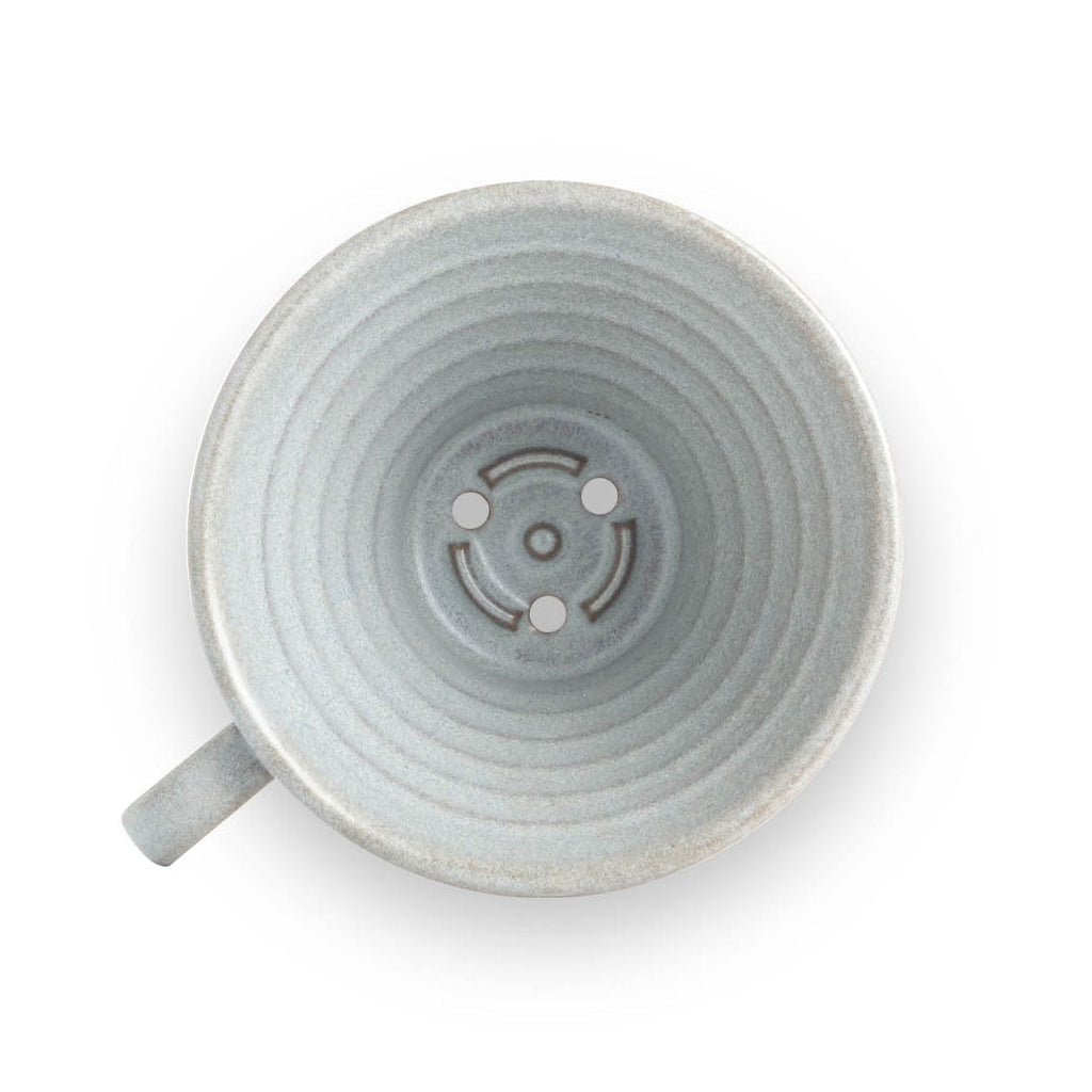 Kalita MINO 185 Ceramic Pour-Over Dripper, Sand Gray