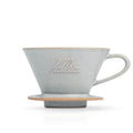 Kalita MINO 185 Ceramic Pour-Over Dripper, Sand Gray