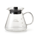 Kalita Wave 500 ml glass server on a clean white studio background