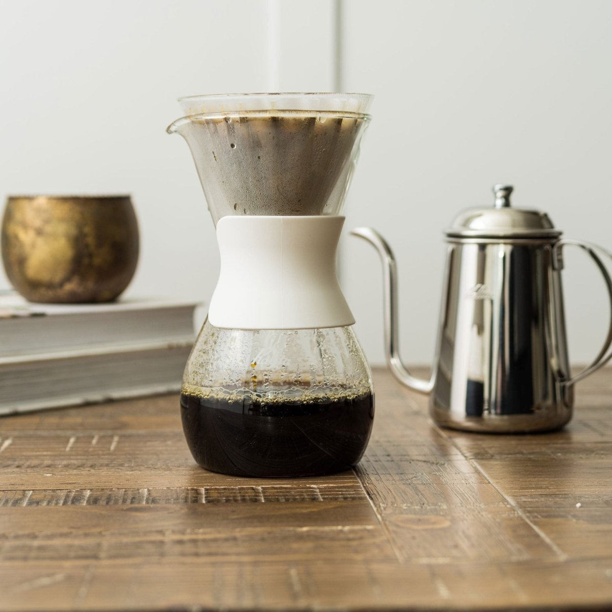 500 ml glass pour-over brewer for espresso enthusiasts