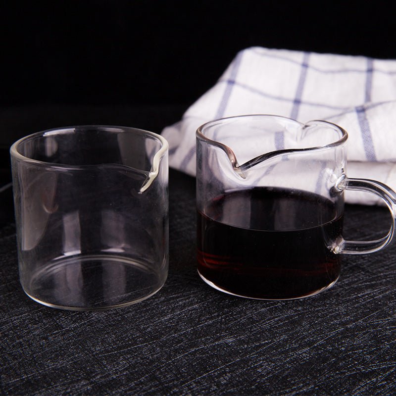 Kitchen Small Glass Milk Cup, Espresso Coffee Cup, Two Mouths To Share - Shop Coffee Hobby