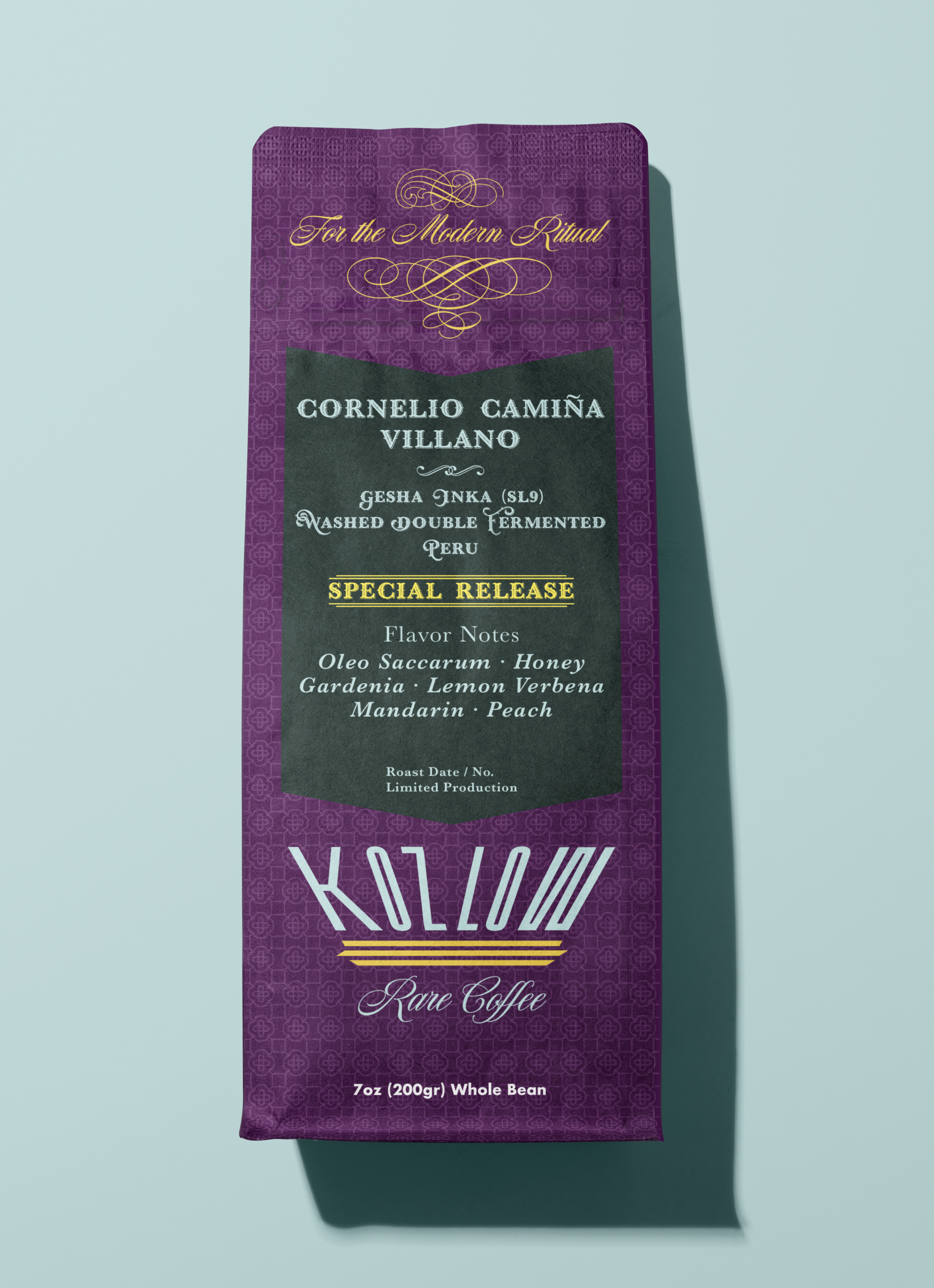 Peru - Gesha Inka -  SL9 -  Washed Double Fermented - Cornelio Camiña Villano