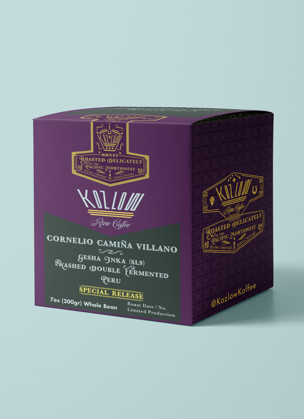 Peru - Gesha Inka -  SL9 -  Washed Double Fermented - Cornelio Camiña Villano