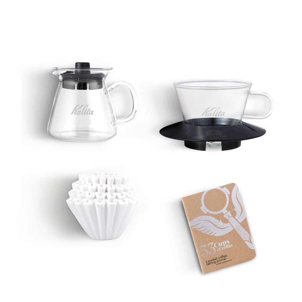 Kalita Wave 155 Glass Pour-Over Coffee Kit