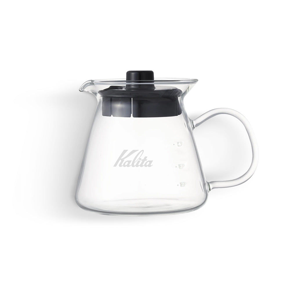 Kalita Wave 185 Pour Over Kit – Glass Dripper, 500ml Server & Filters