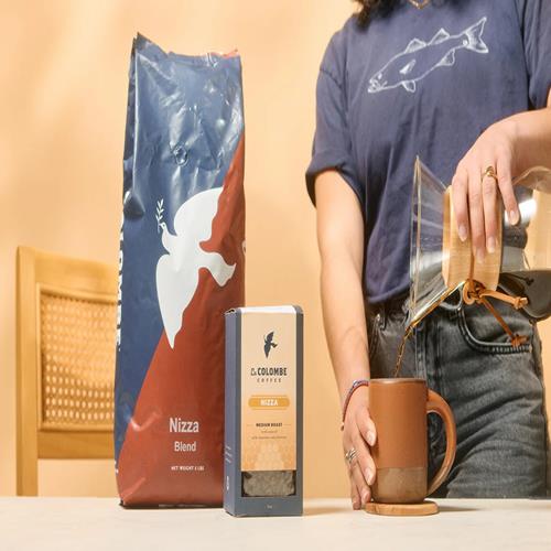 La Colombe Nizza Medium Roast Whole Bean Coffee - Notes Of Milk Chocolate, Nuts & Brownie With Honey-Sweet Roasted Nuttiness, 12 Ounce (Pack Of 1) - Shop Coffee Hobby