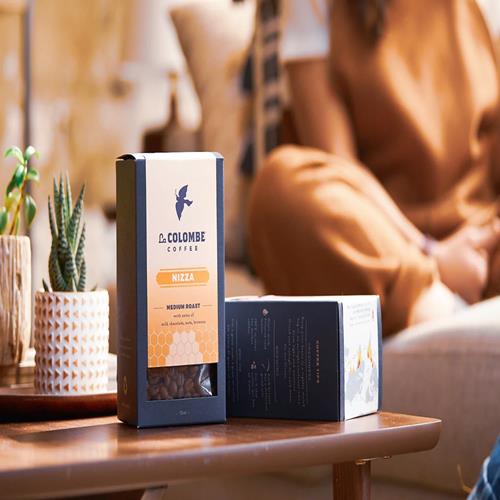 La Colombe Nizza Medium Roast Whole Bean Coffee - Notes Of Milk Chocolate, Nuts & Brownie With Honey-Sweet Roasted Nuttiness, 12 Ounce (Pack Of 1) - Shop Coffee Hobby
