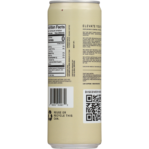 Explorer Black Unsweetened Cold Brew | The Seeker Half-Caf