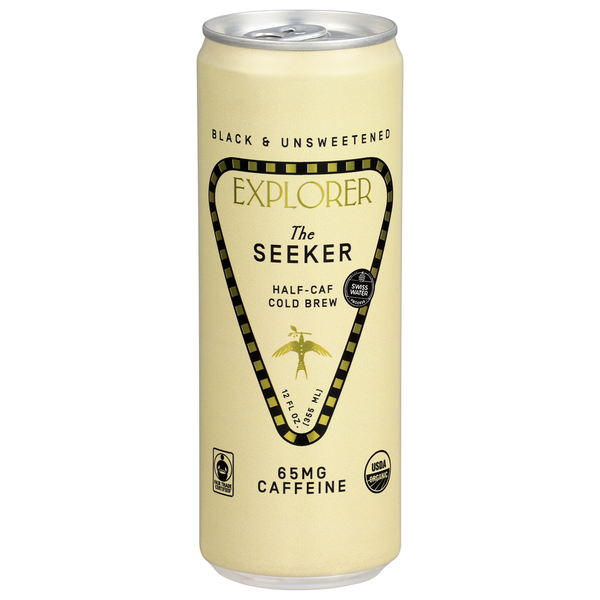 Explorer Black Unsweetened Cold Brew | The Seeker Half-Caf