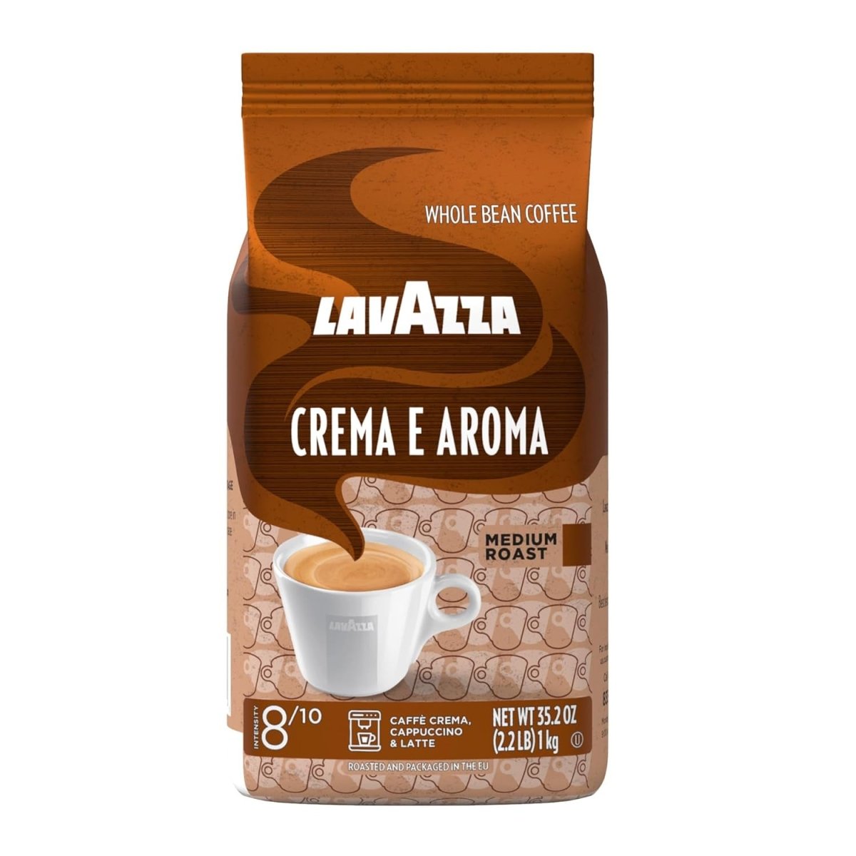Lavazza Crema e Aroma Whole Bean Coffee Blend – Medium Roast, 2.2 lb Bag - Shop Coffee Hobby