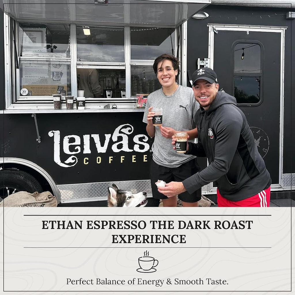 Leiva’S Dark Roast Whole Bean Espresso (8Oz), Freshly Roasted, Micro-Lot Guatemalan Coffee Beans – El Capitan Ethan Espresso Coffee Beans W/Chocolate & Blueberry Notes - Low Acidity Roast (2 Pack) - Haynesworld General Goods
