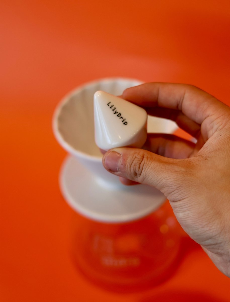 LilyDrip – Ceramic Pour-Over Specialty Coffee Accessory, Fits Pour-Over Cone Drippers - Shop Coffee Hobby